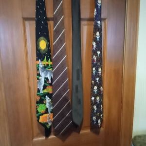 MISC. MENS TIES  LOT OF FOUR